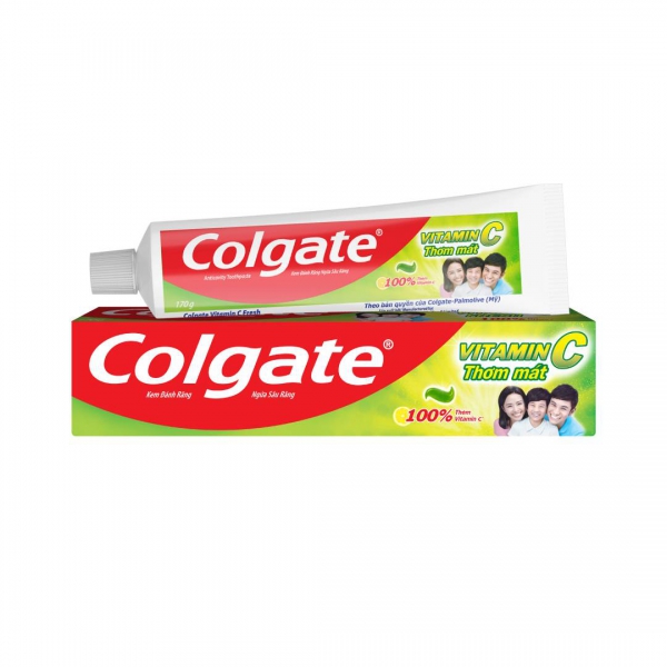 Colgate Toothpaste Vitamin C 170g ( 6 Unit/pack, 6 pack/case)