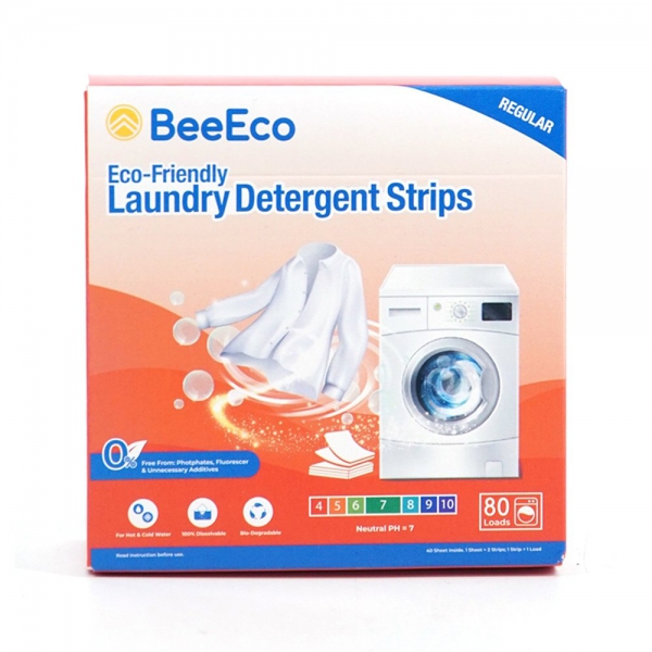 BeeEco Laundry Tablet Eco Friendly Classic 80 Strip/ Box