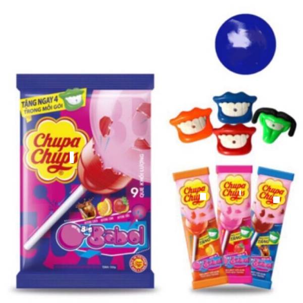 Chuppa Chups Gum Blowing Sour - 36 Pcs/Bag