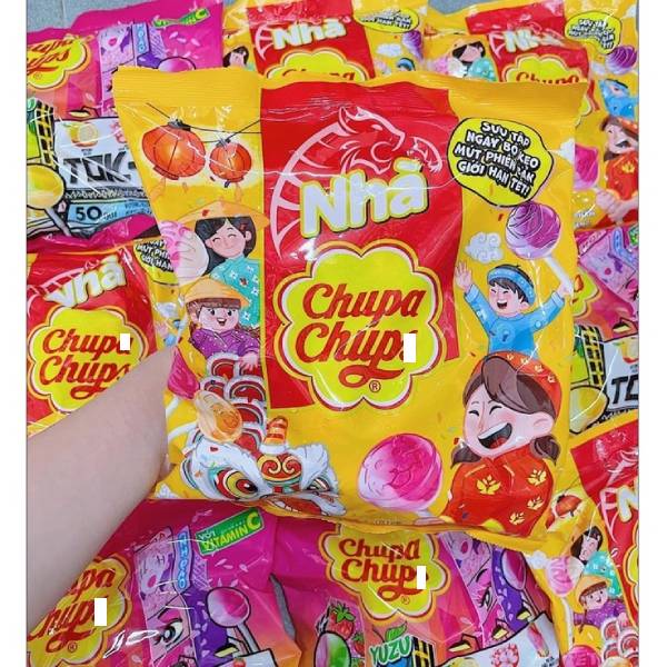 Chupppa chups Tiger Lollipops - 60Pcs/Bag (600g)