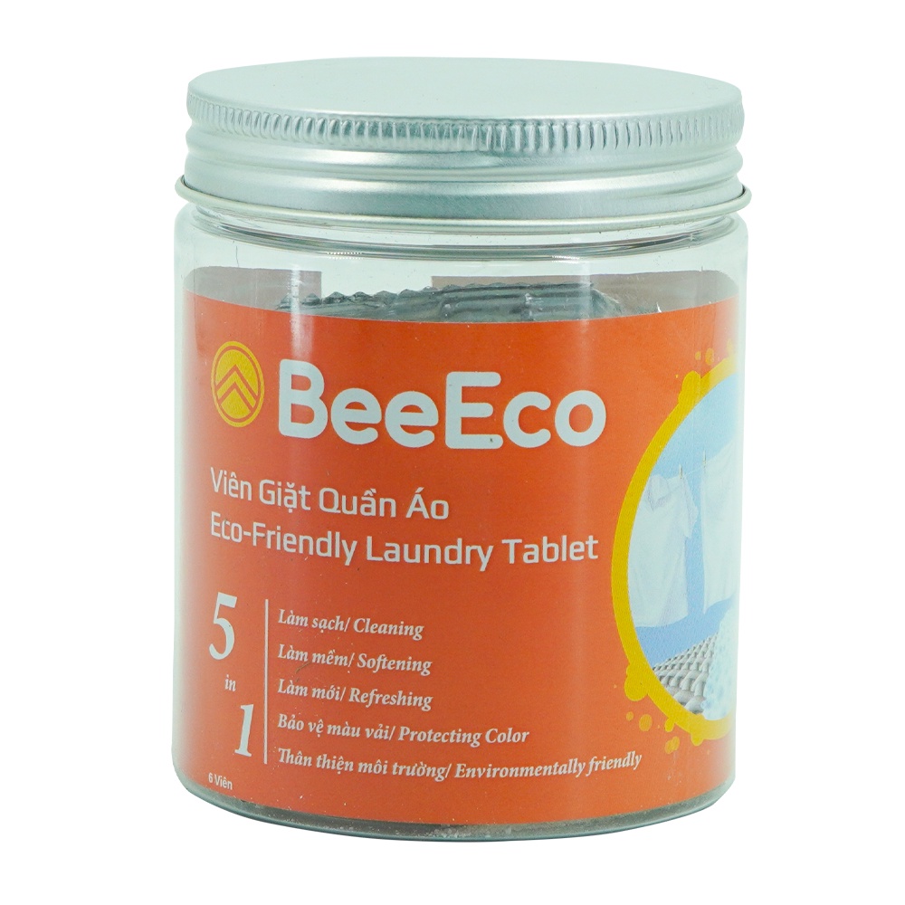 BeeEco Dishwasher Tablets Clean and shiny for dishwashers Box of 36 tablets, without salt, without oil