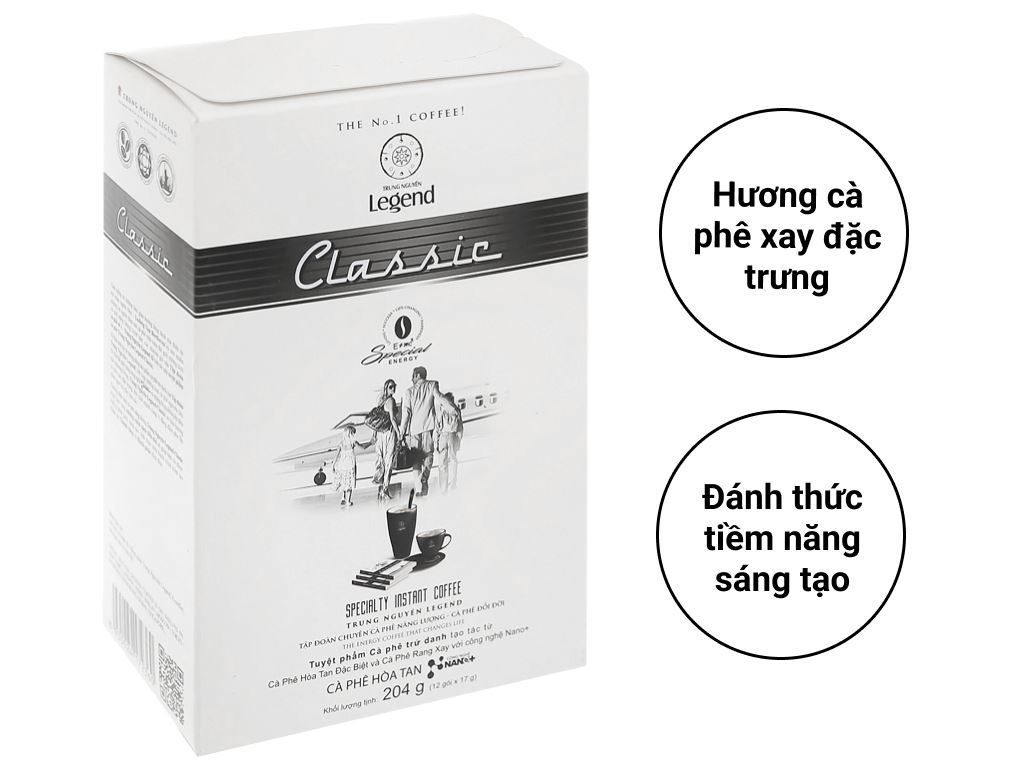 Trung Nguyen Legend Classic Instant Coffee 204g