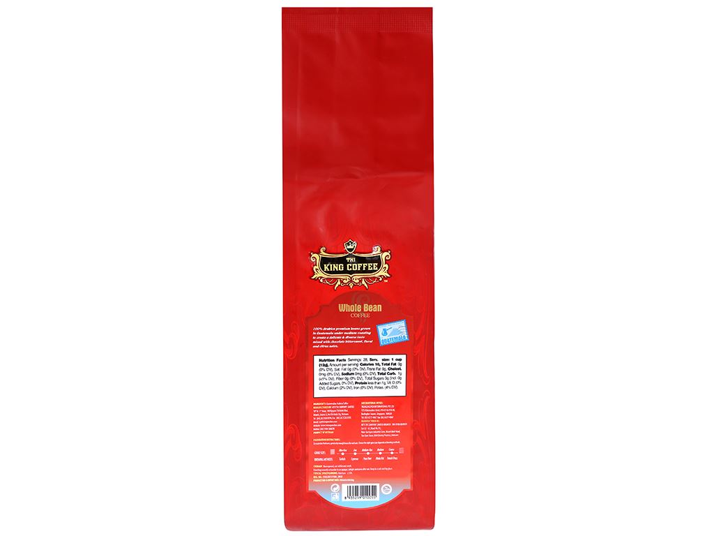 TNI King Coffee Arabica Guatemala Whole Beans 340g