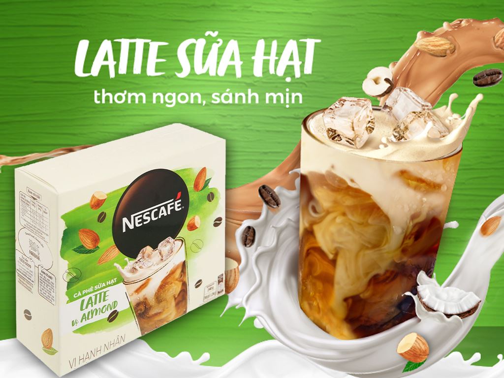 Latte NesCafé Almond Milk Coffee 240g