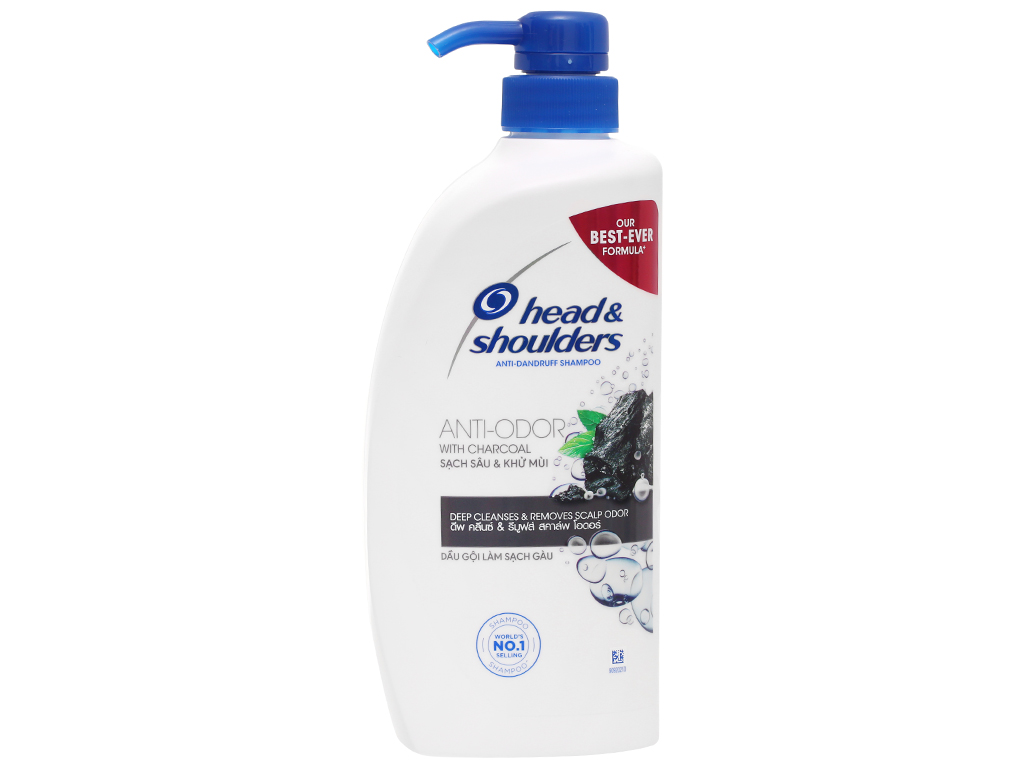 Head and Shoulder  shampoo Anti Odor with Charcoal 850ml x6 bottles
