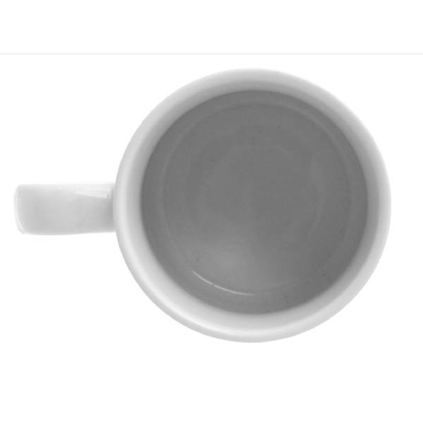 White porcelain mug Coffee mug Simple design coffee mug durable ceramic material