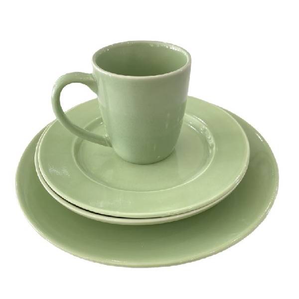 Color glazed ceramic tableware and cups durable material