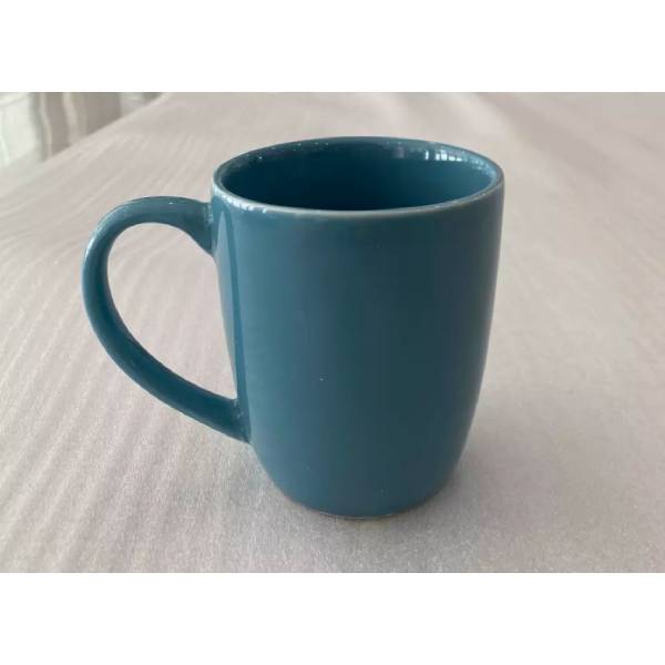 Blue glazed porcelain tableware and durable material cup