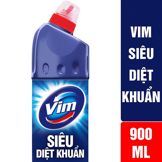 Antibacterial Vim Toilet Cleaner (900ml) - Blue