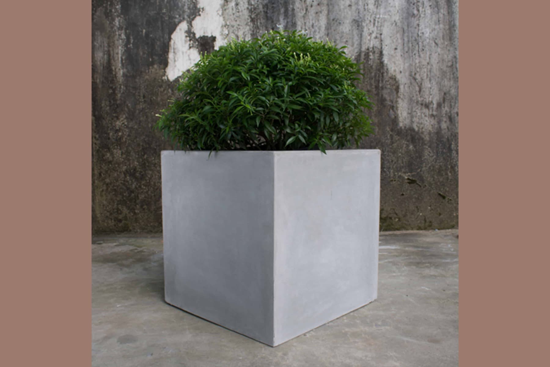 Flower Pot fiberglass cement planters/lightweight cement pots